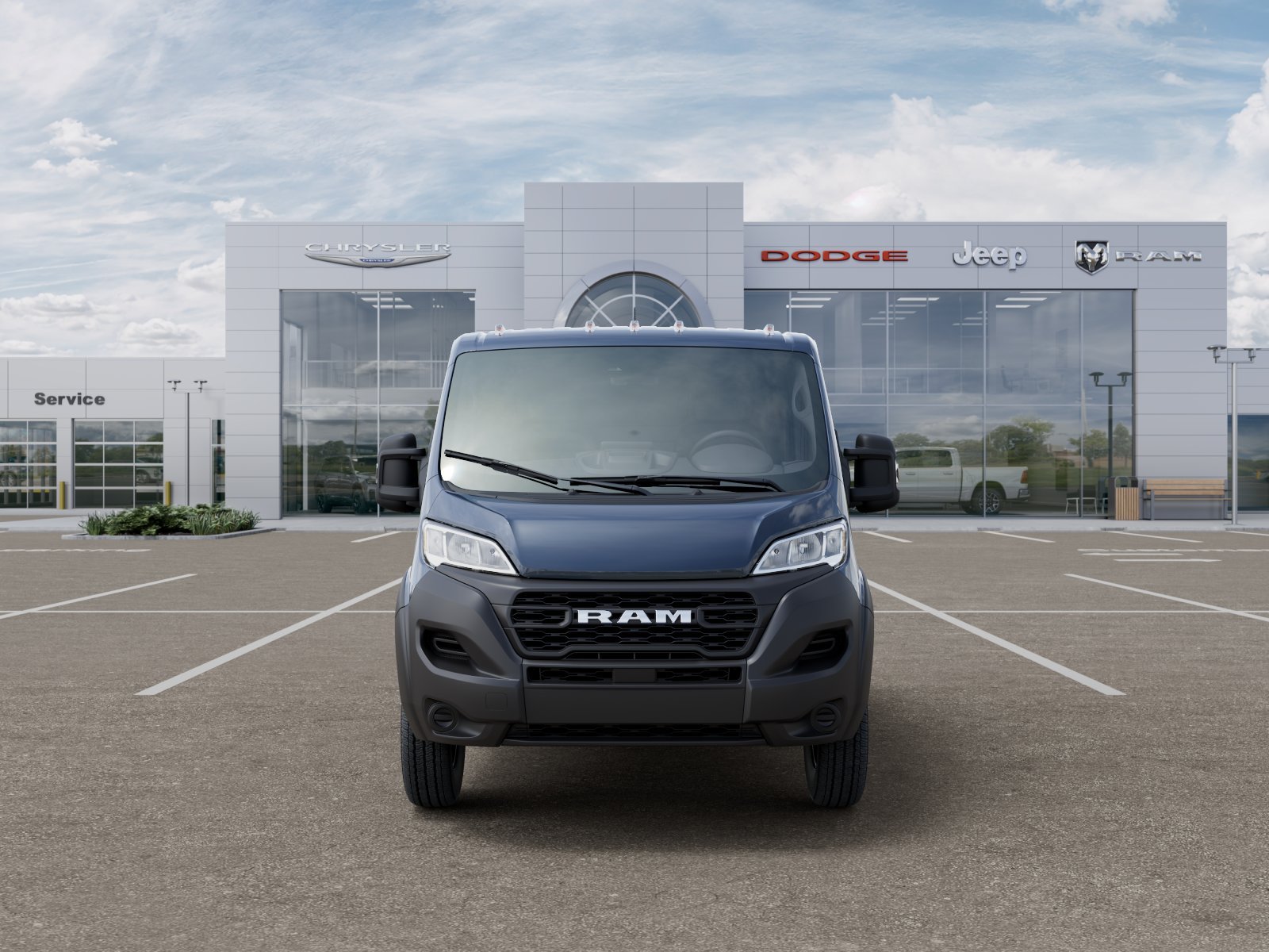 New 2026 Forged Blue Metallic Exterior Paint Ram Low Roof image 32