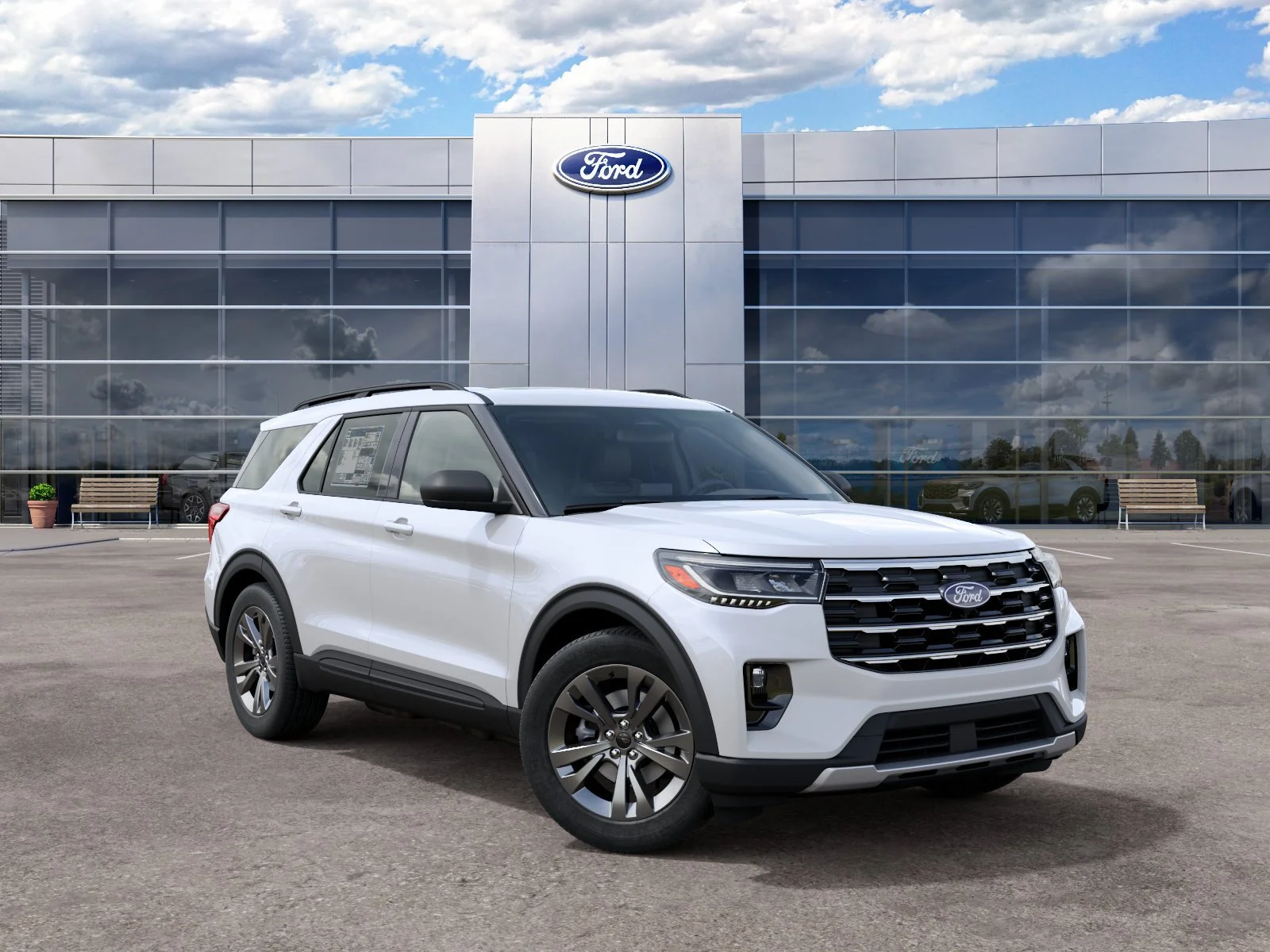 New 2027 Star White Metallic Tri-Coat Ford Active image 4