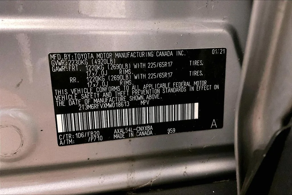Certified Used 2021 Silver Toyota LE image 39