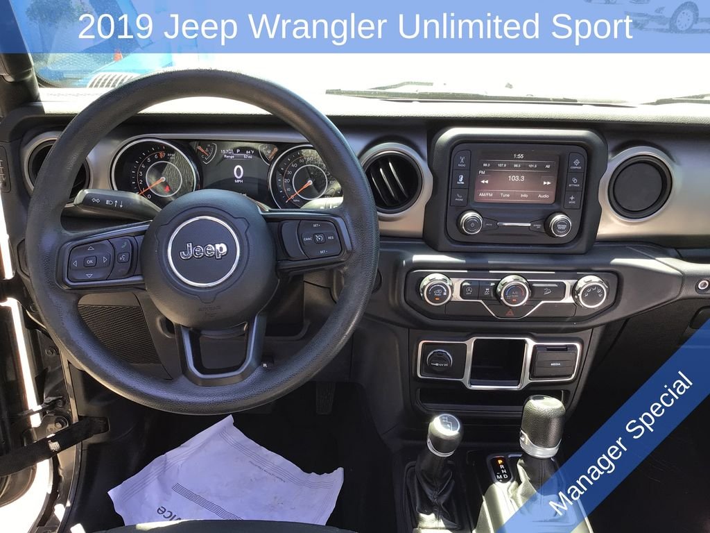 Used 2019 Gray Jeep Unlimited Sport image 3