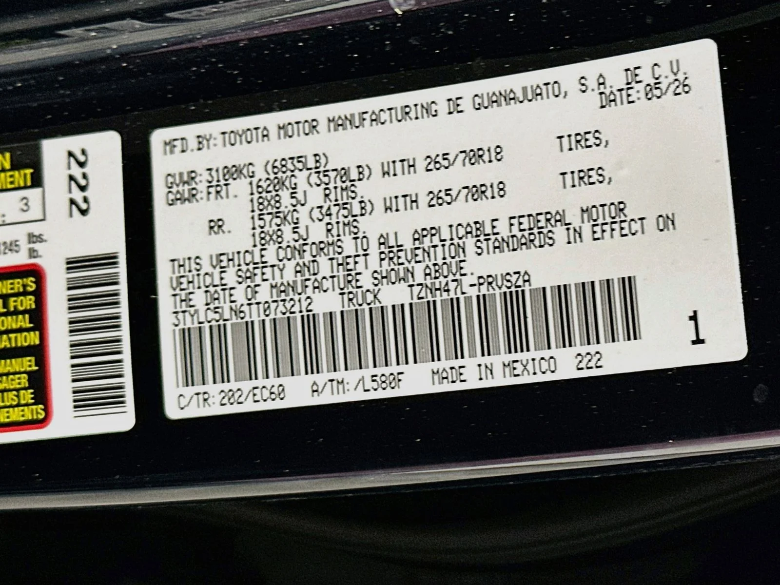 New 2026 Black Toyota Tacoma Trailhunter image 32