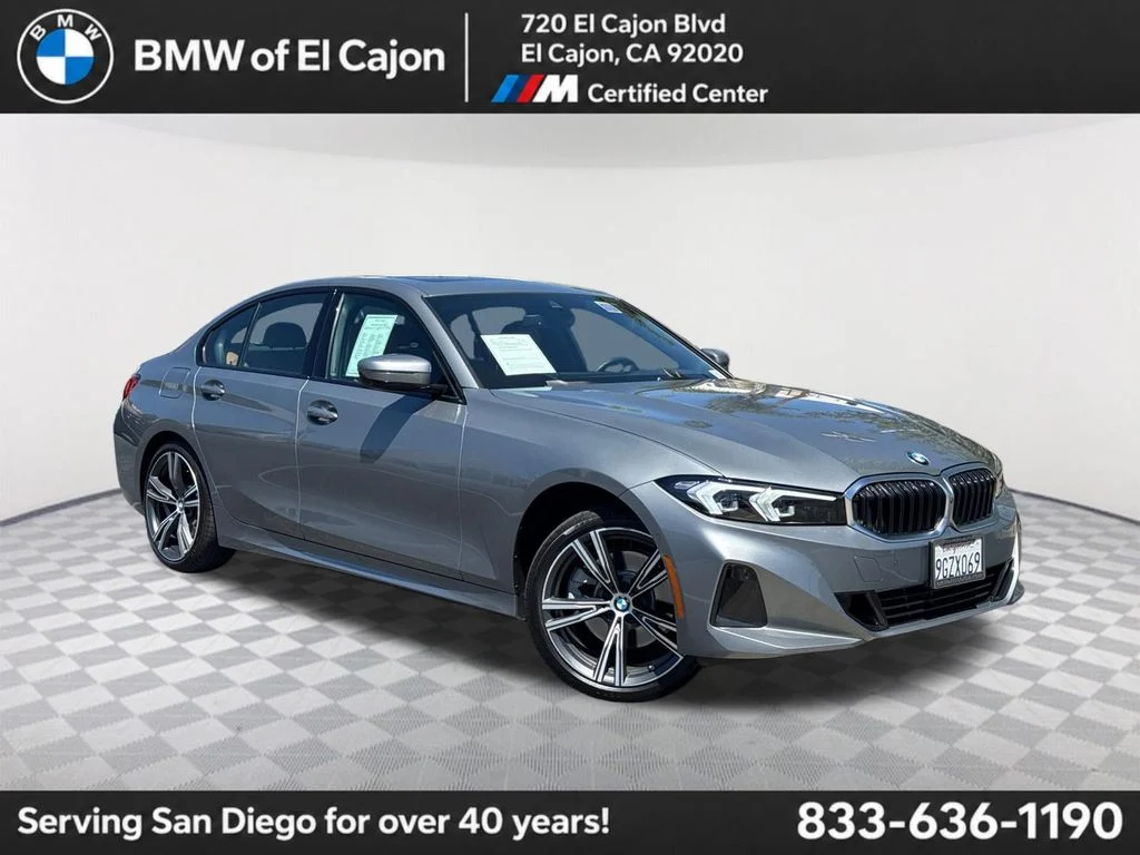 Used 2023 Gray BMW 330i image 1