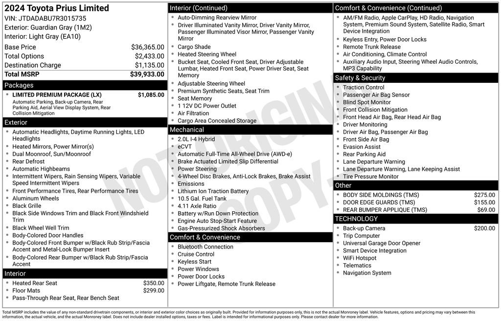 Used 2024 Gray Toyota Limited image 7