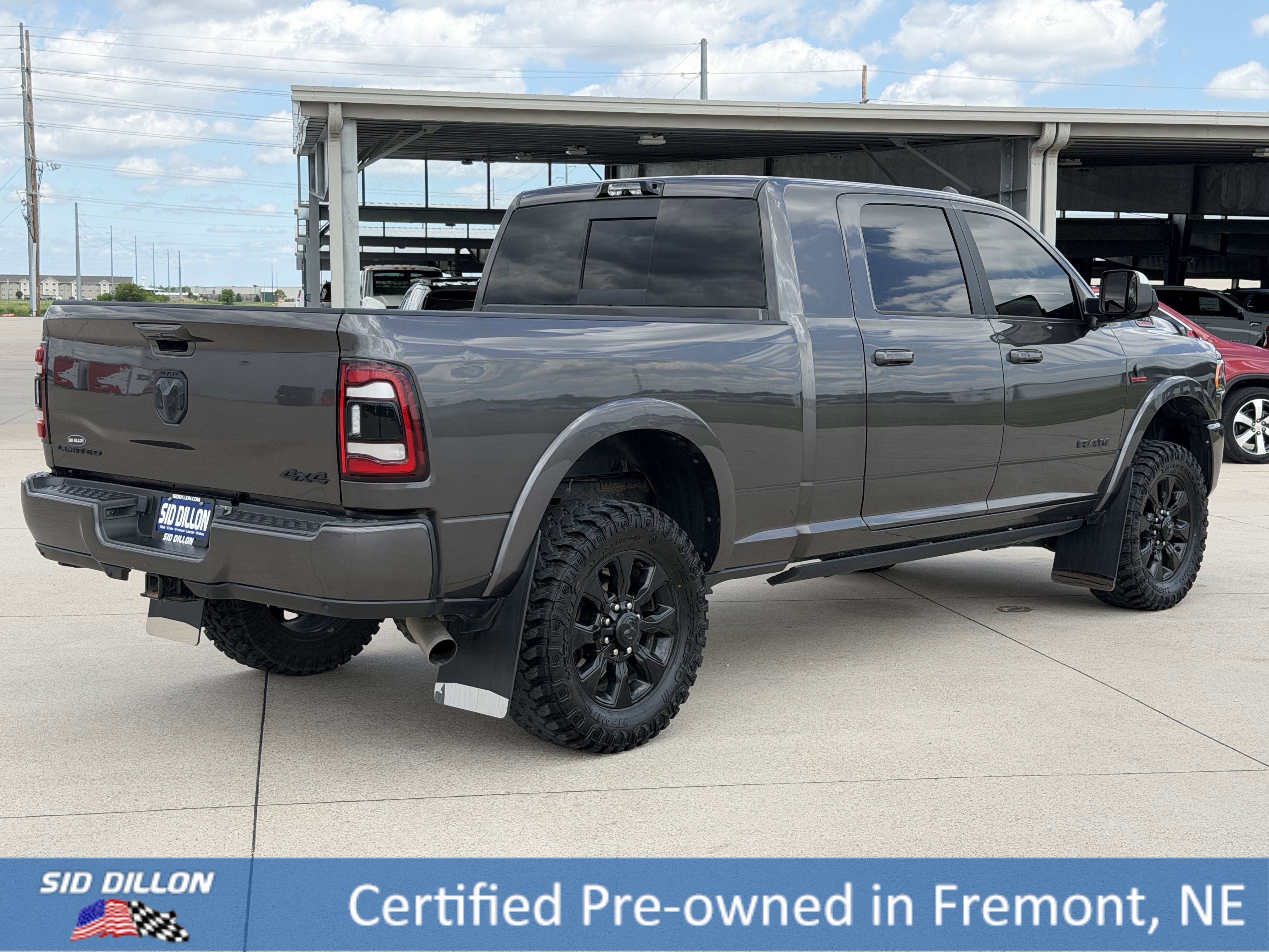 Used 2022 Granite Crystal Metallic Clearcoat Ram Limited image 14