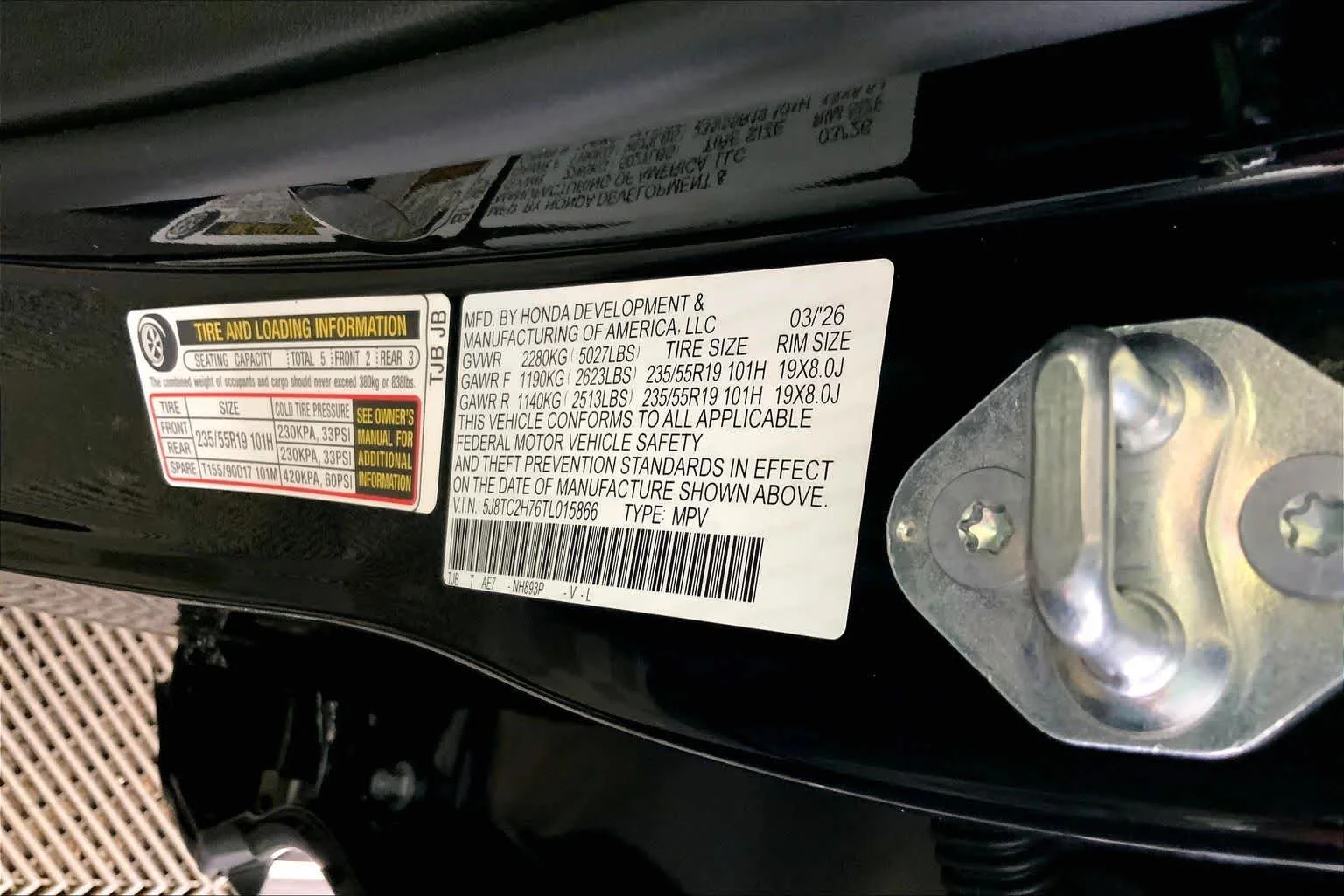 New 2026 Majestic Black Pearl Acura With Advance Package image 13