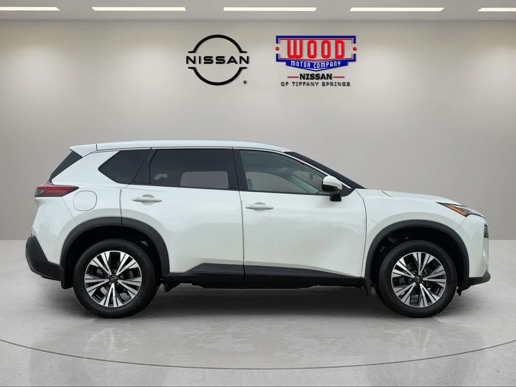 Certified Used 2023 Pearl White Tricoat Nissan SV image 2