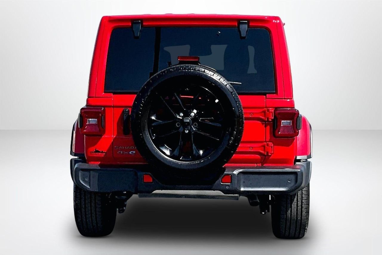 Used 2025 Firecracker Red Clearcoat Jeep Sahara 4xe image 7