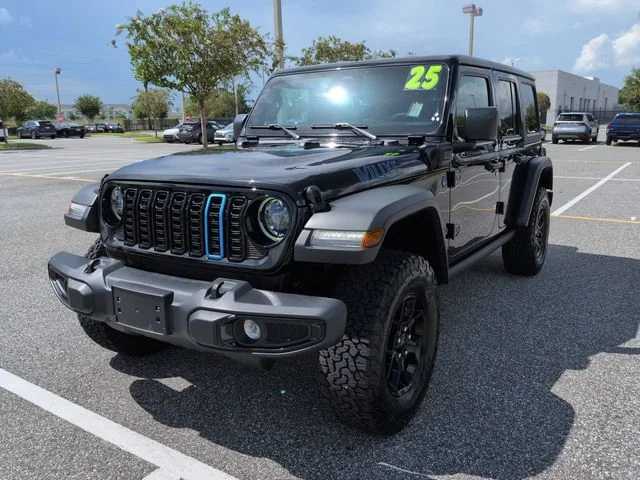 Used 2025 Black Jeep Willys 4xe image 8