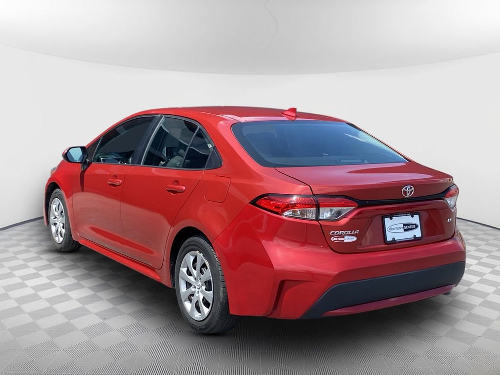 Used 2021 Red Toyota LE image 6