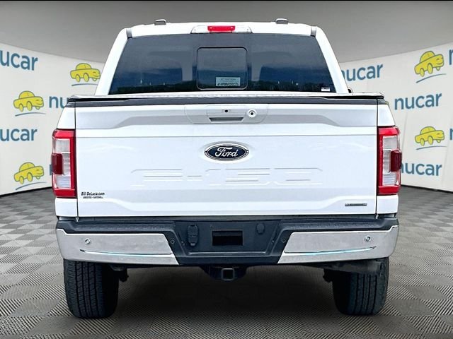 Used 2021 White Ford Lariat image 4