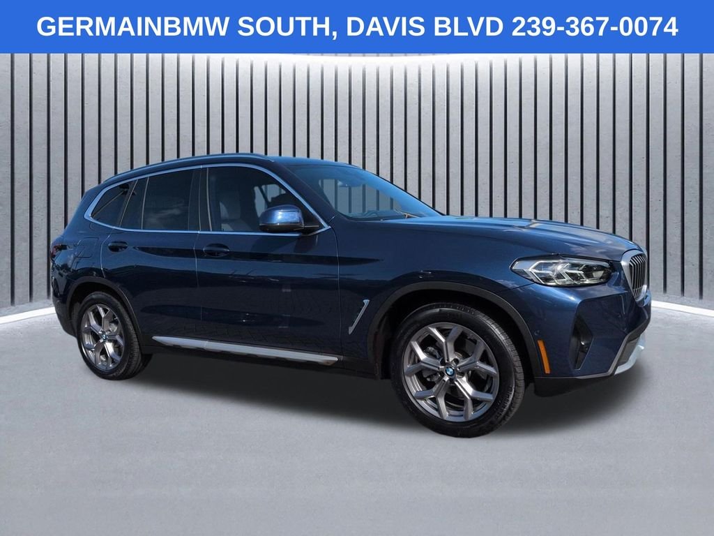 Certified Used 2023 Blue Metallic BMW xDrive30i image 3