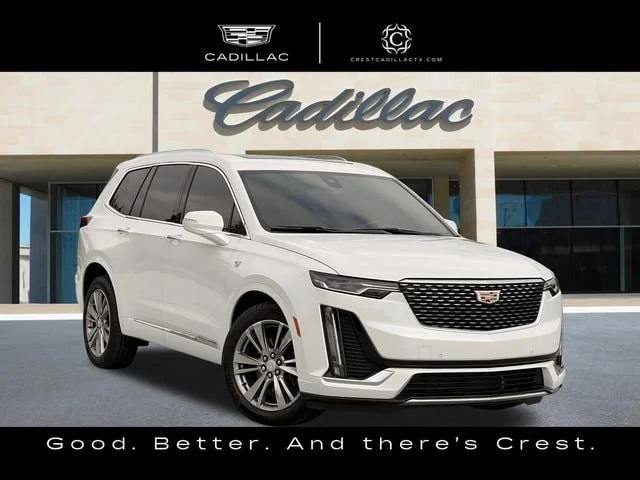 Used 2024 Crystal White Tricoat CADILLAC Premium Luxury image 1