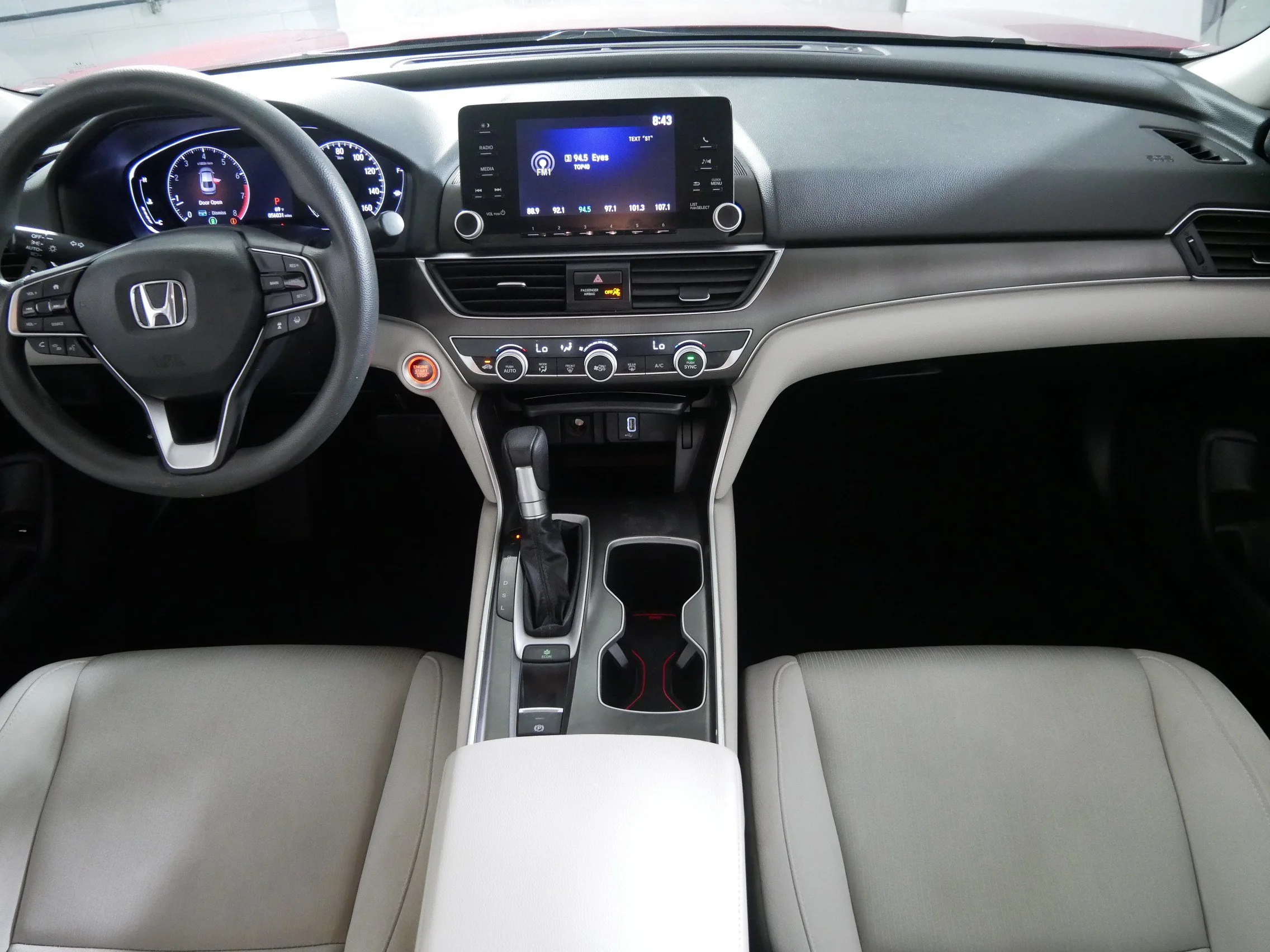 Used 2018 Radiant Red Metallic Honda LX 1.5T image 10