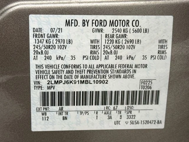 Used 2021 Mocha Lincoln Reserve image 33
