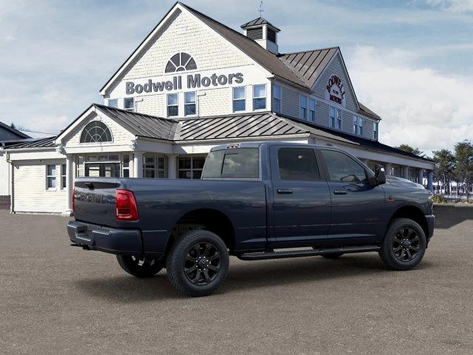 New 2026 Forged Blue Metallic Exterior Paint RAM Laramie Crew Cab 4x4 6