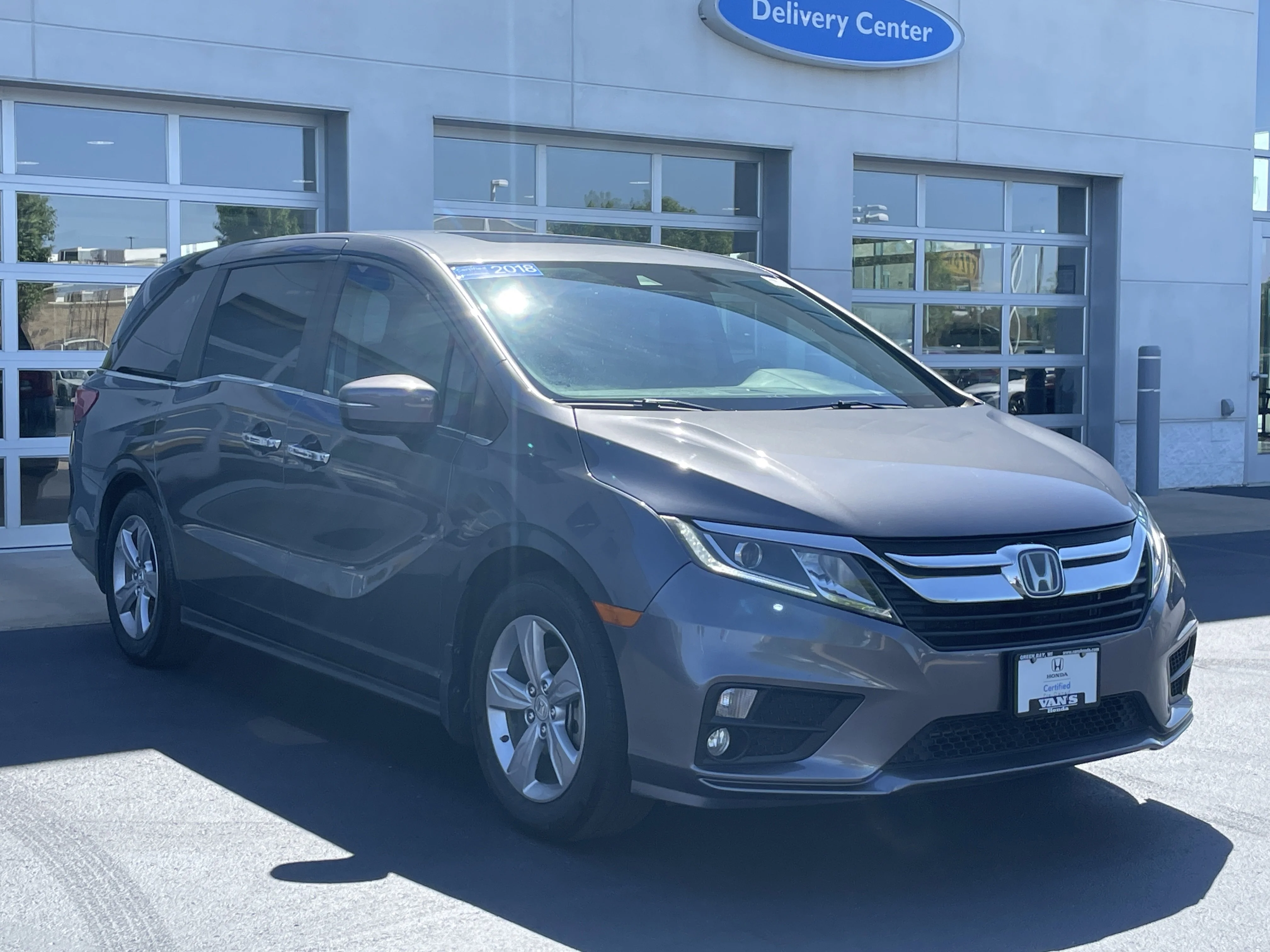 Certified Used 2018 Modern Steel Metallic Honda EX-L image 1