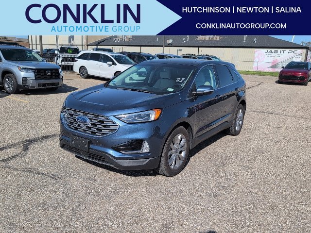 Used 2019 Blue Ford Titanium image 1