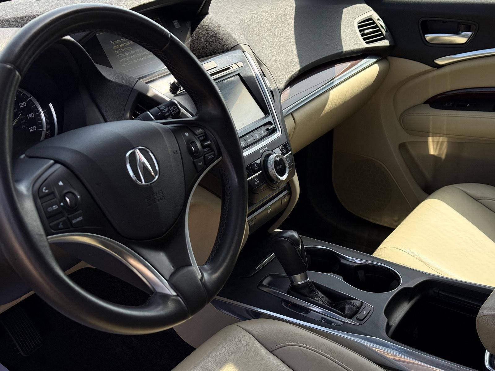 Used 2015 Dark Cherry Pearl Acura Tech/Entertainment Pkg image 12