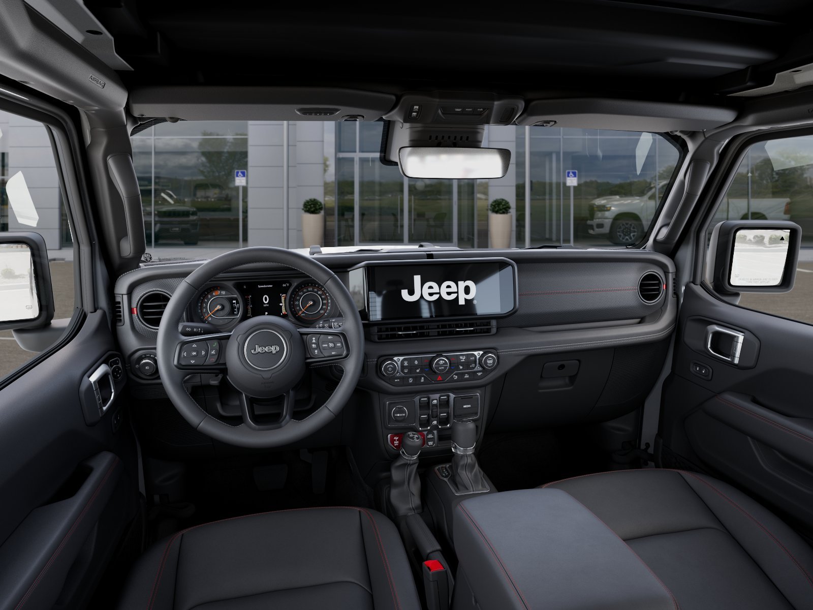 New 2026 Bright White Clear-Coat Exterior Paint Jeep Rubicon X image 14