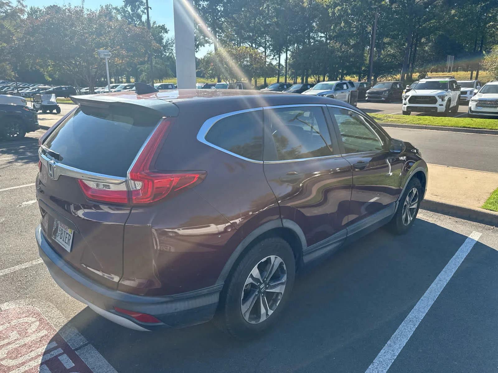 Used 2017 Basque Red Pearl II Honda LX image 4