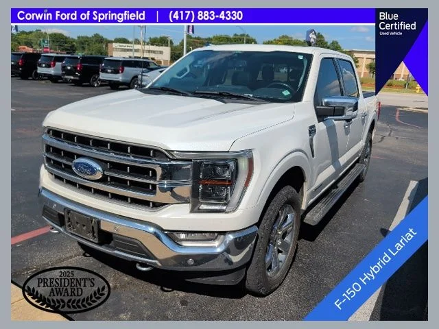 Certified Used 2022 Star White Ford Lariat image 1