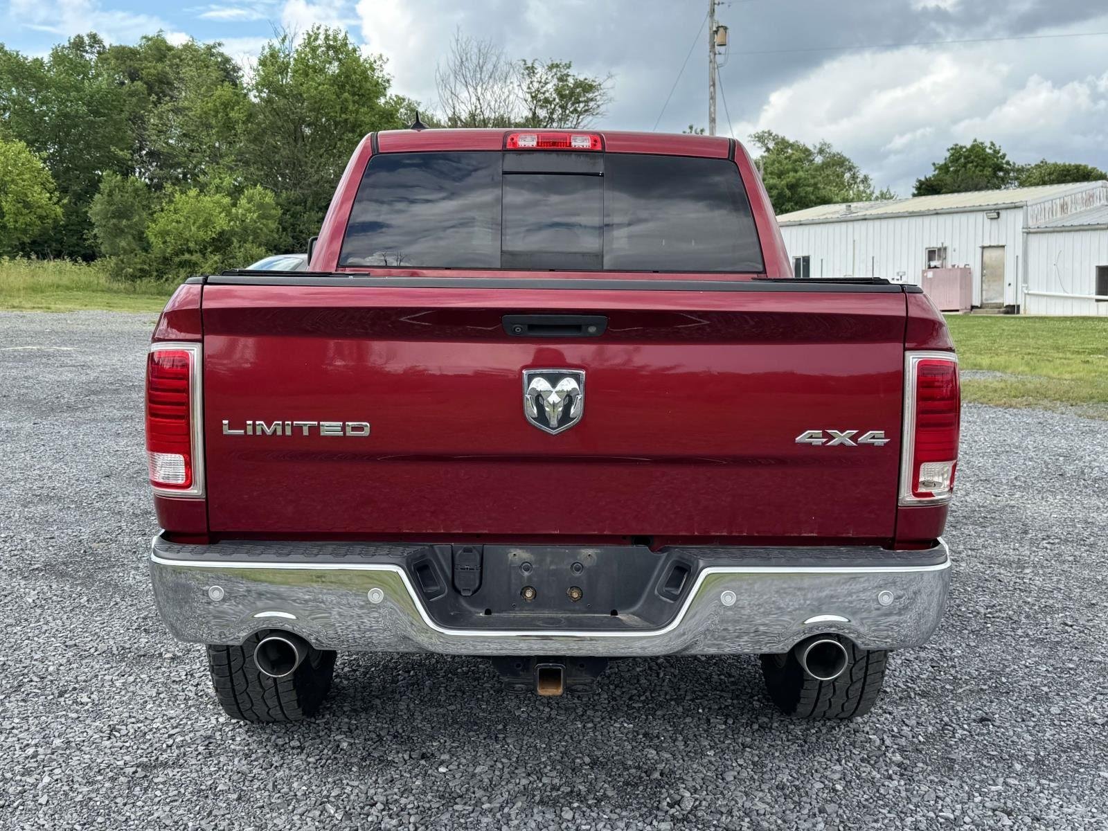 Used 2015 Deep Cherry Red Crystal Pearlcoat Ram Laramie Limited image 3