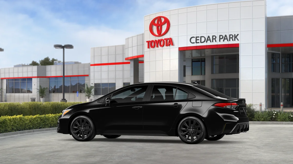 New 2026 Midnight Black Metallic Toyota SE image 5