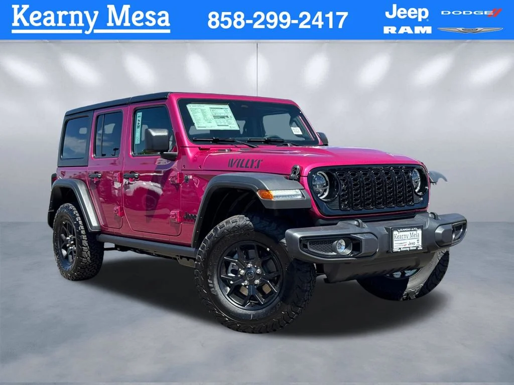 New 2026 Red Jeep Willys image 1