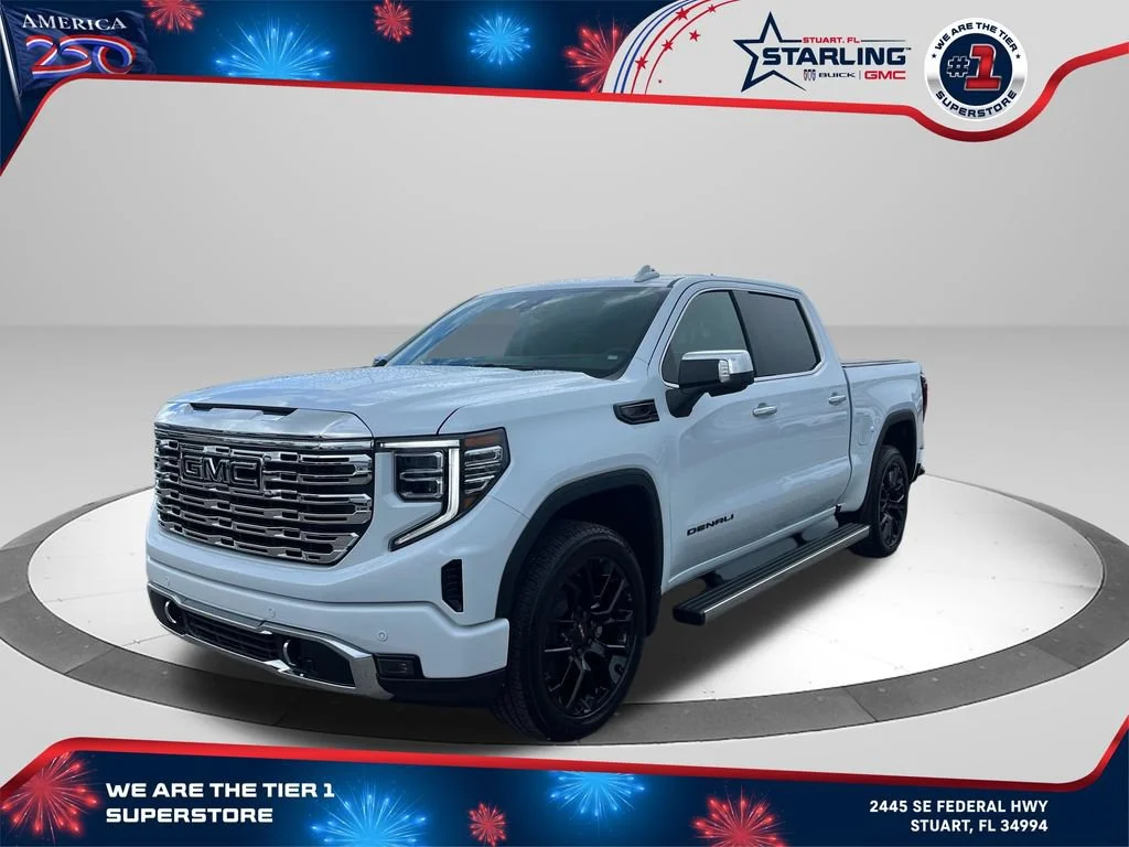 New 2026 Glacier White Tricoat GMC Denali image 1