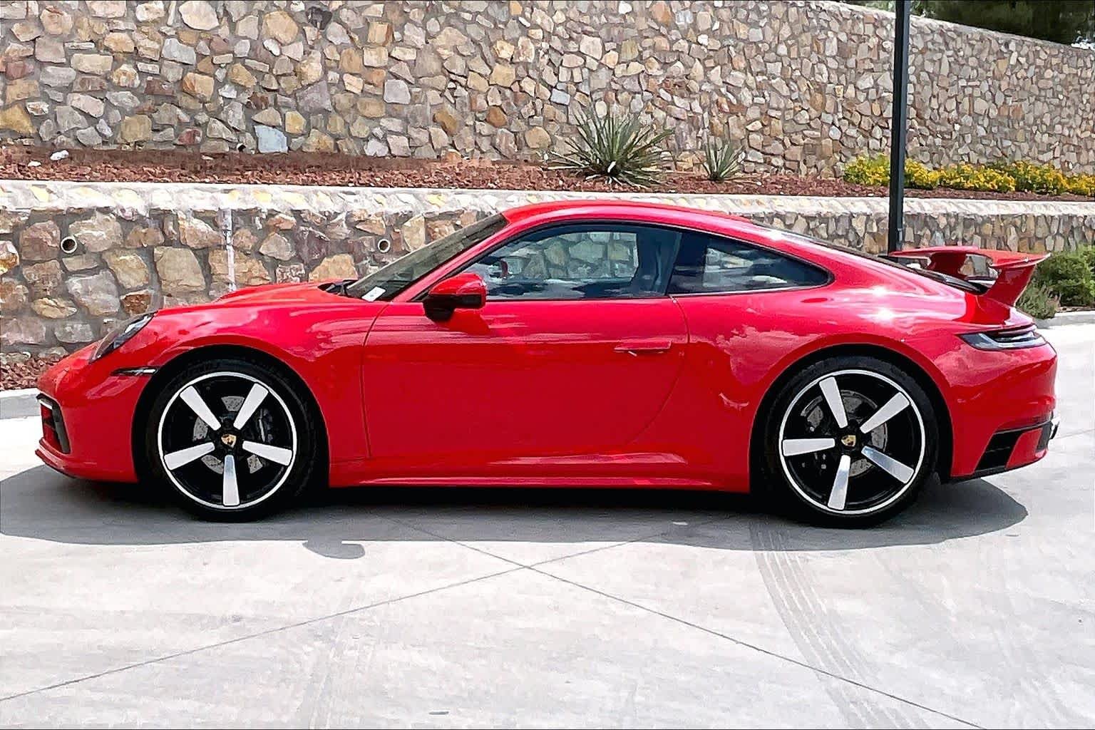 Certified Used 2023 Guards Red Porsche Carrera image 2