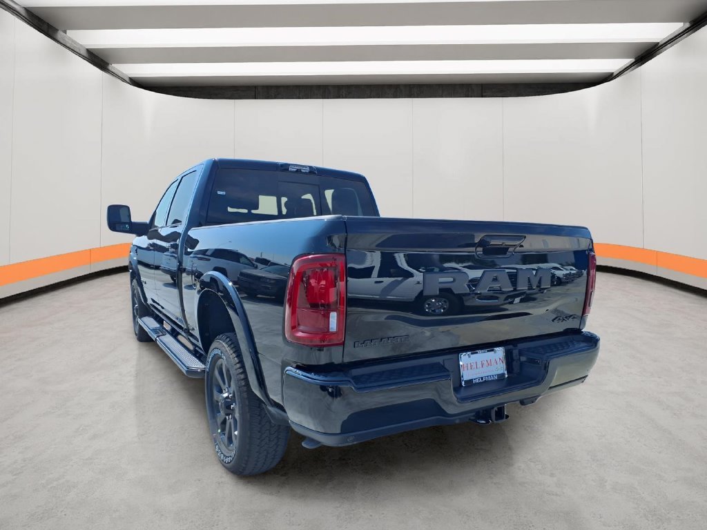 New 2027 Diamond Black Crystal Pearl-Coat Exterior Paint RAM Laramie image 4