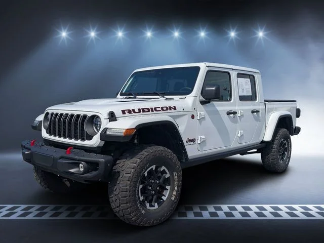 Used 2024 Bright White Clearcoat Jeep Rubicon image 7