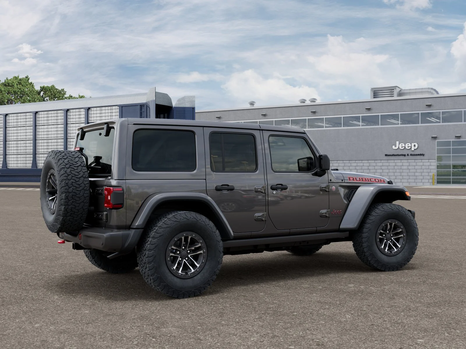 New 2027 Granite Crystal Metallic Clearcoat Jeep Rubicon image 2