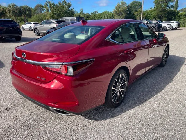 Certified Used 2025 Matador Red Mica Lexus ES 350 image 2