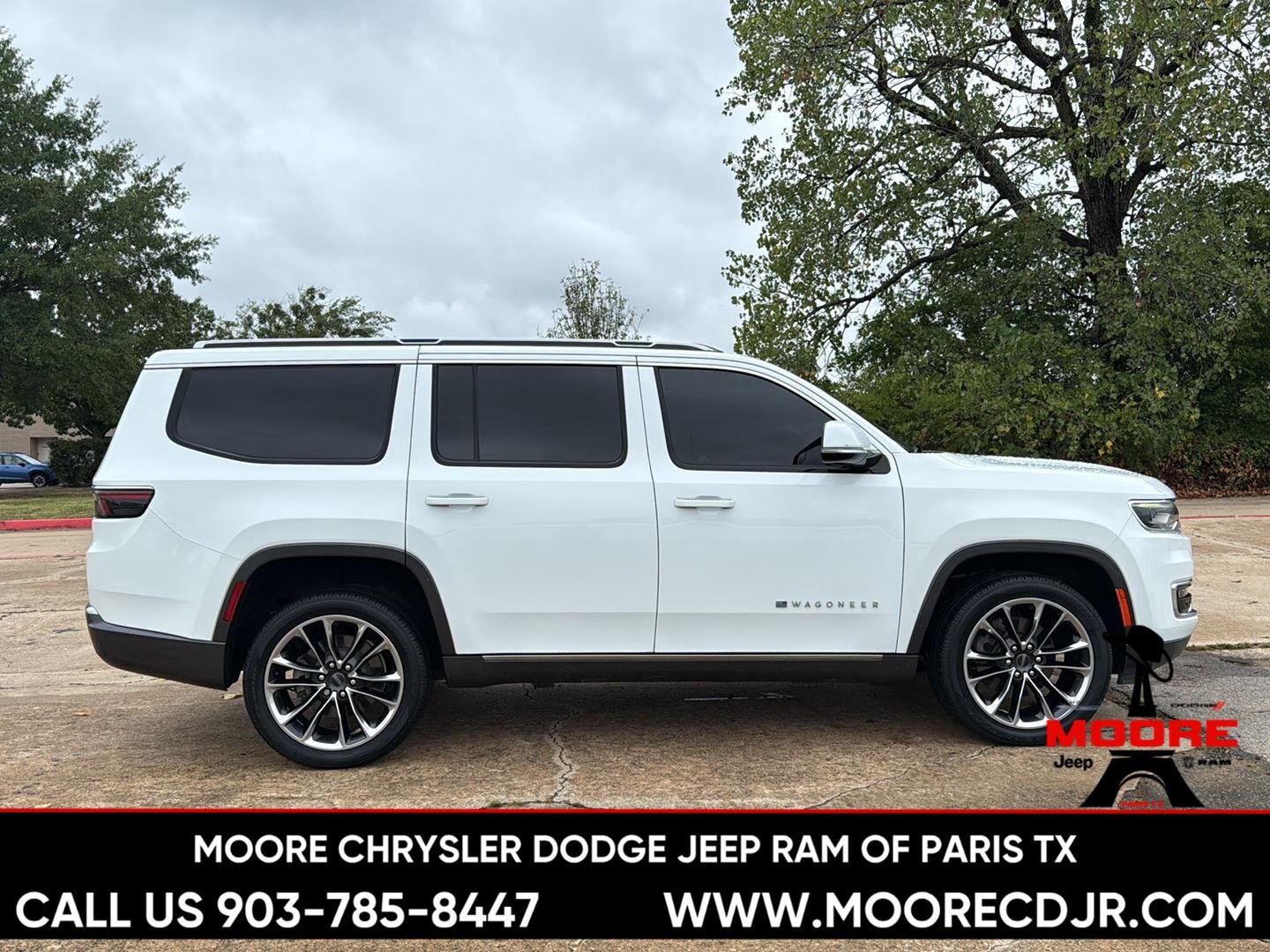 Used 2022 Bright White Clearcoat Jeep Series III image 8