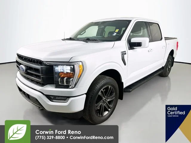 Used 2022 Space White Metallic Ford Lariat image 3