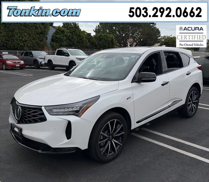 Certified Used 2025 Platinum White Pearl Acura A-Spec Advance Package SH-AWD image 3