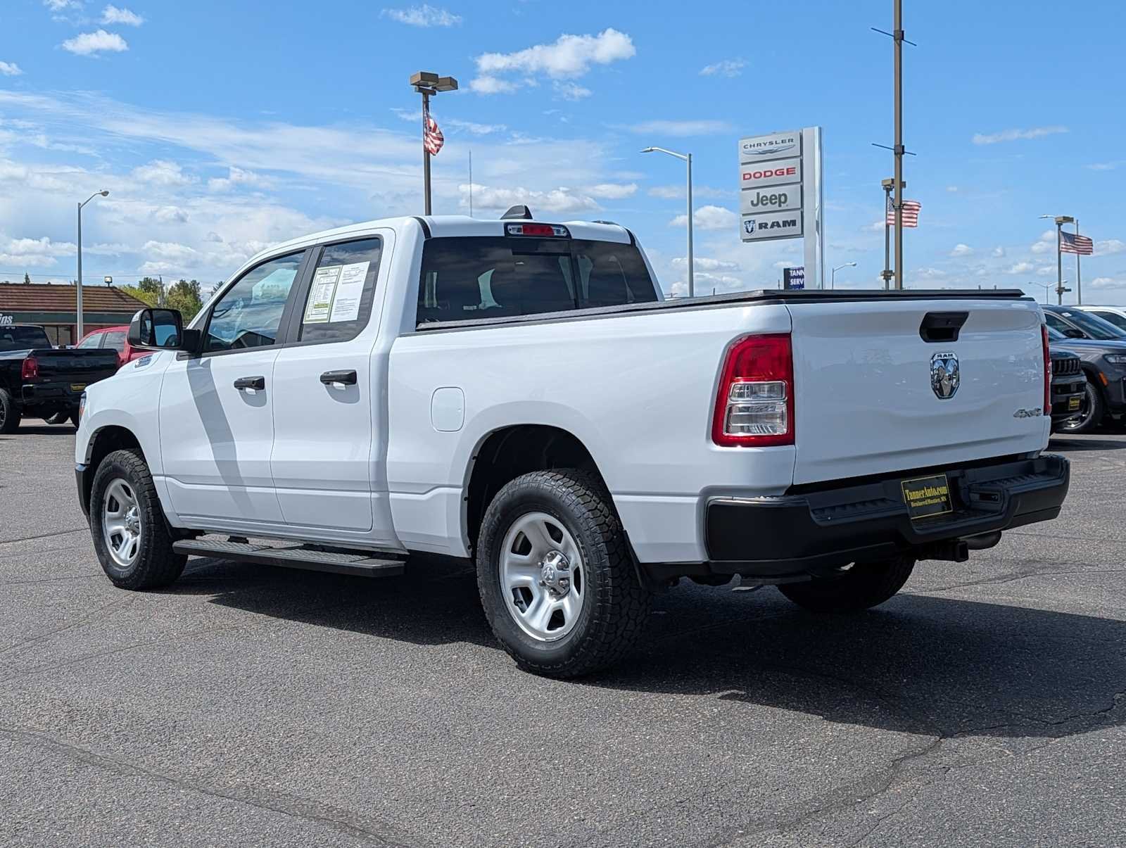 Used 2022 Bright White Clearcoat Ram Tradesman image 5