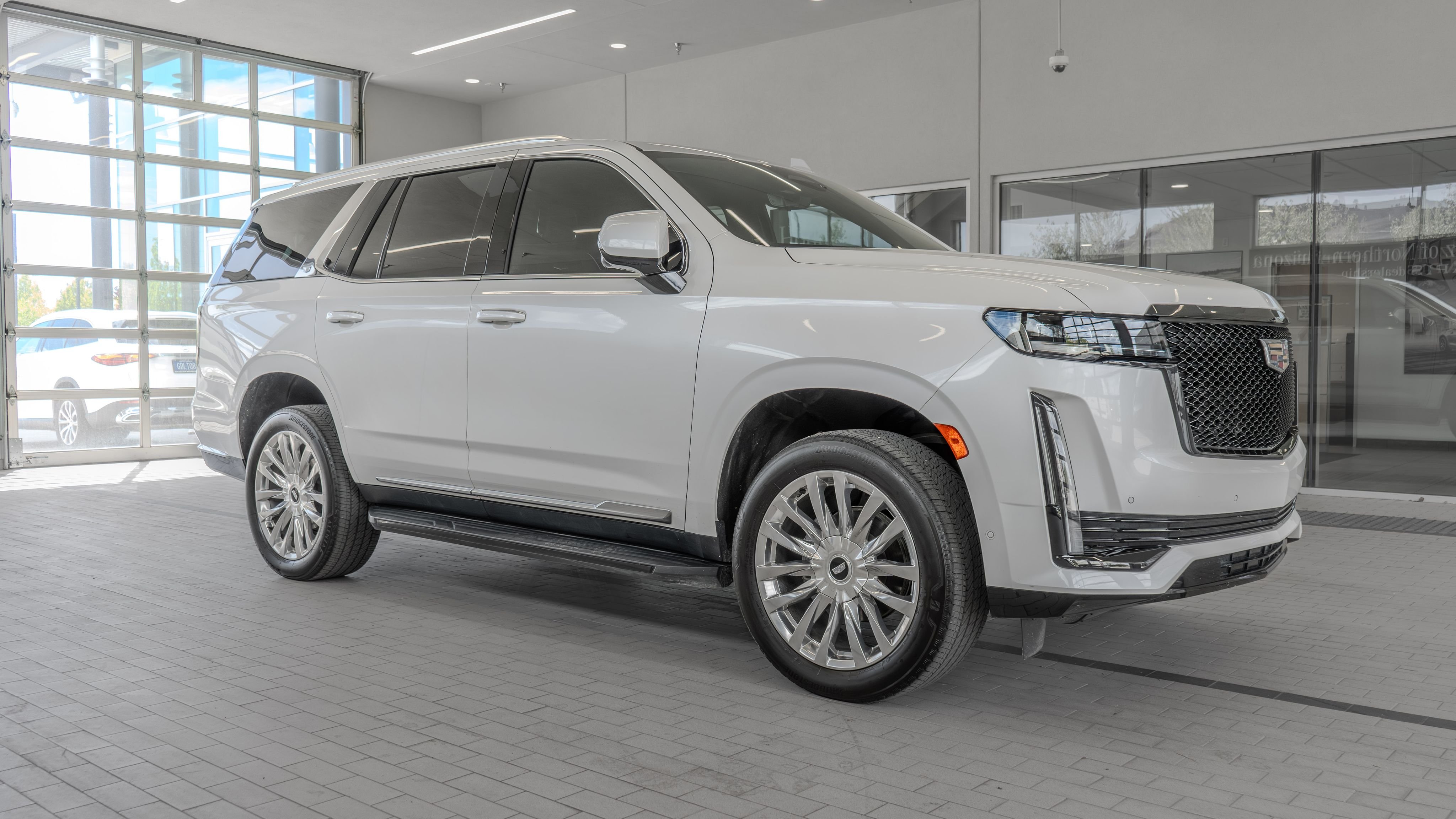 Used 2023 Crystal White Tricoat Cadillac Premium Luxury image 12