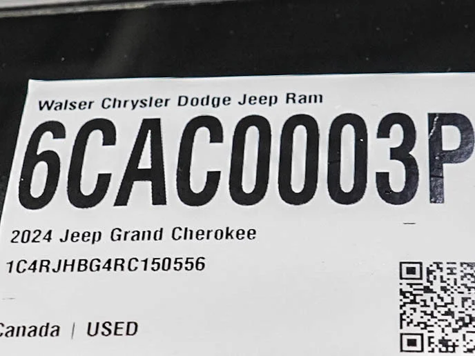 Used 2024 Bright White Clearcoat Jeep Limited image 32