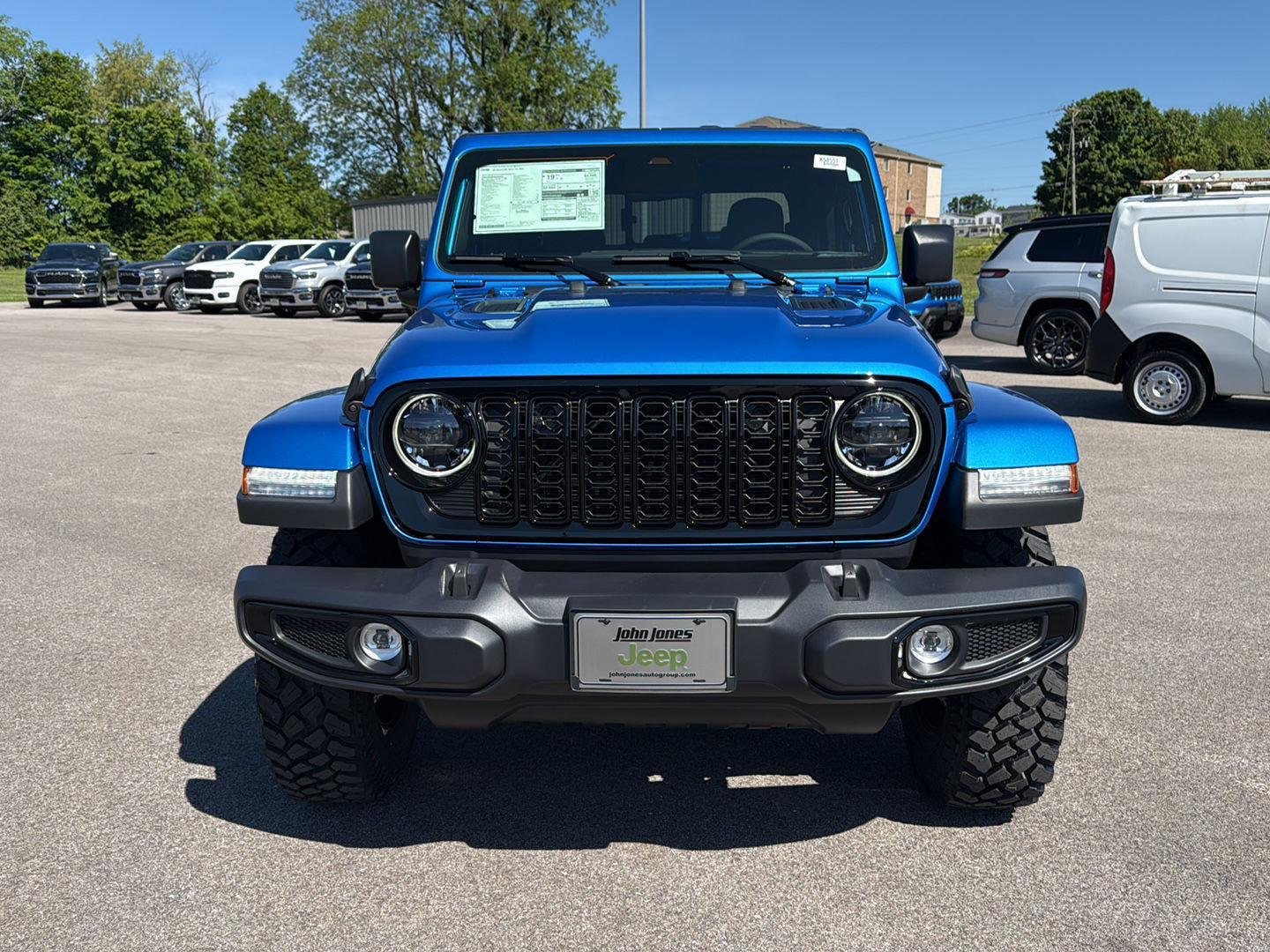 New 2026 Hydro Blue Pearl-Coat Exterior Paint Jeep Willys image 16