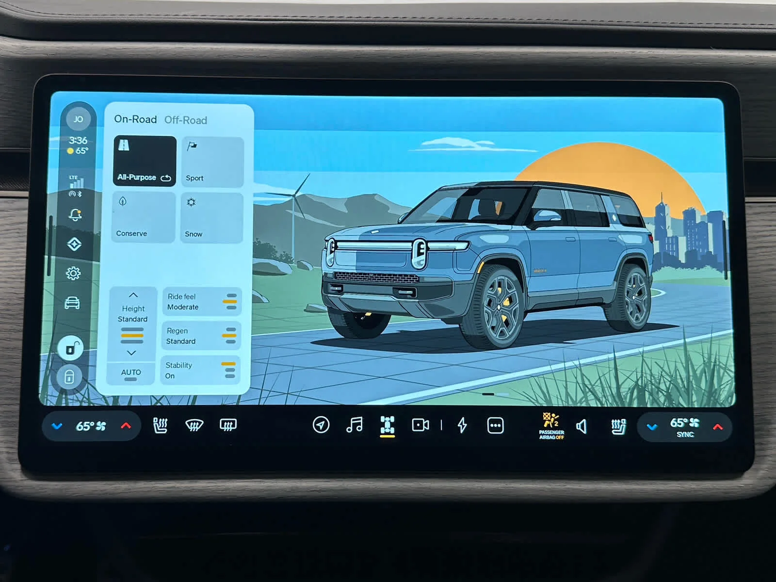 Used 2025 Storm Blue Rivian Ascend image 33