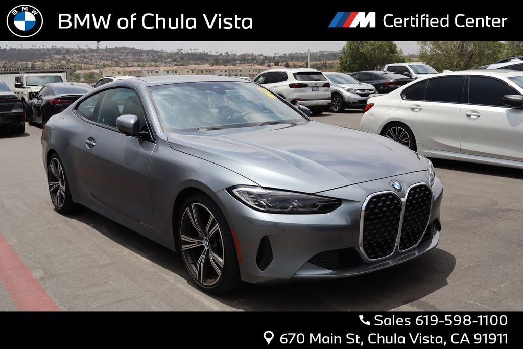 Used 2021 Blue BMW 430i image 1
