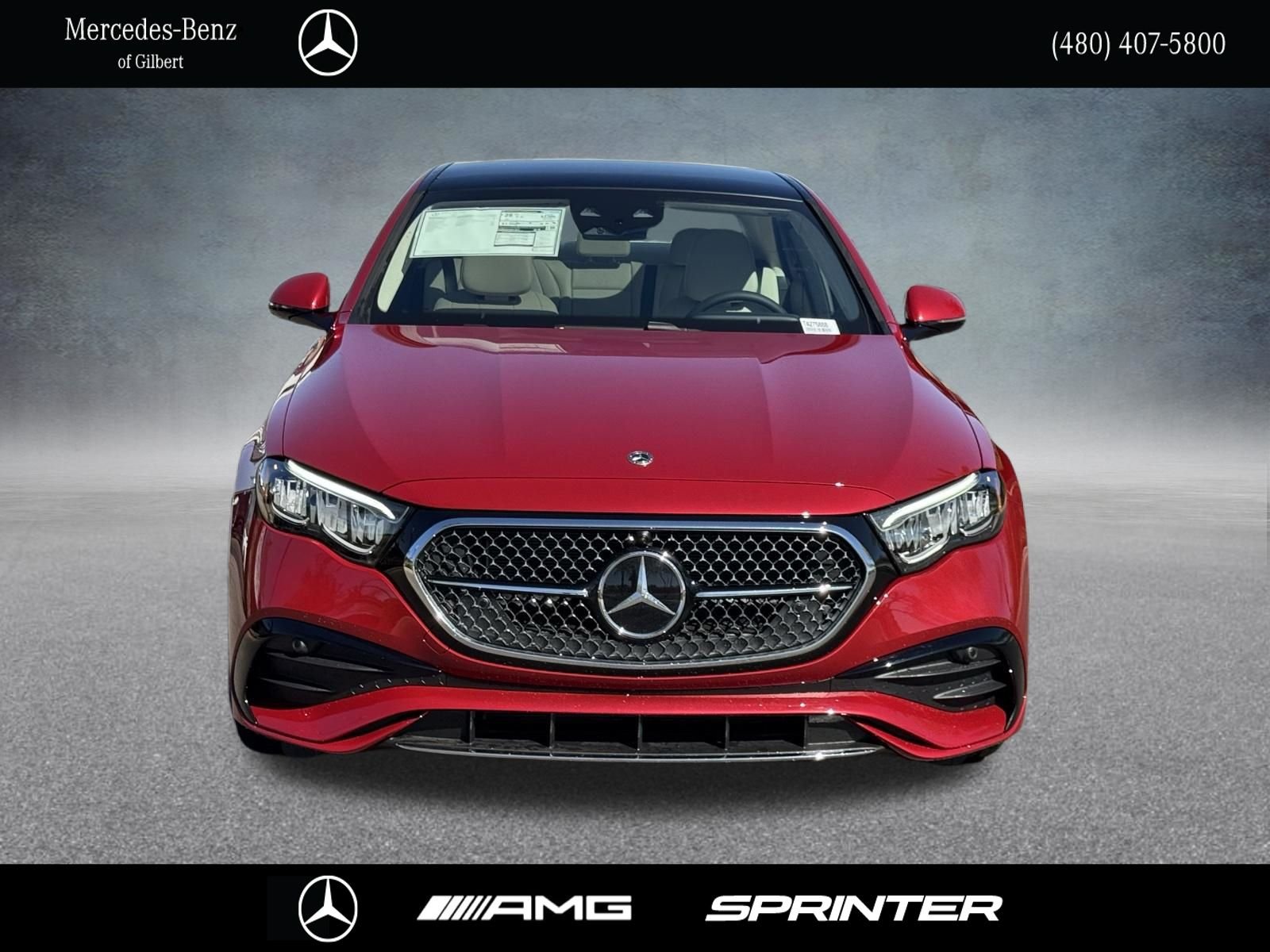 New 2026 MANUFAKTUR Patagonia Red Metallic Mercedes-Benz E 350 image 2