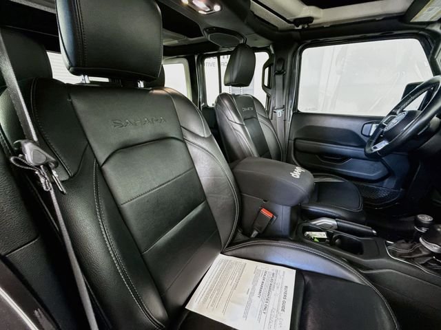 Used 2021 Gray Jeep Unlimited Sahara 4xe image 26