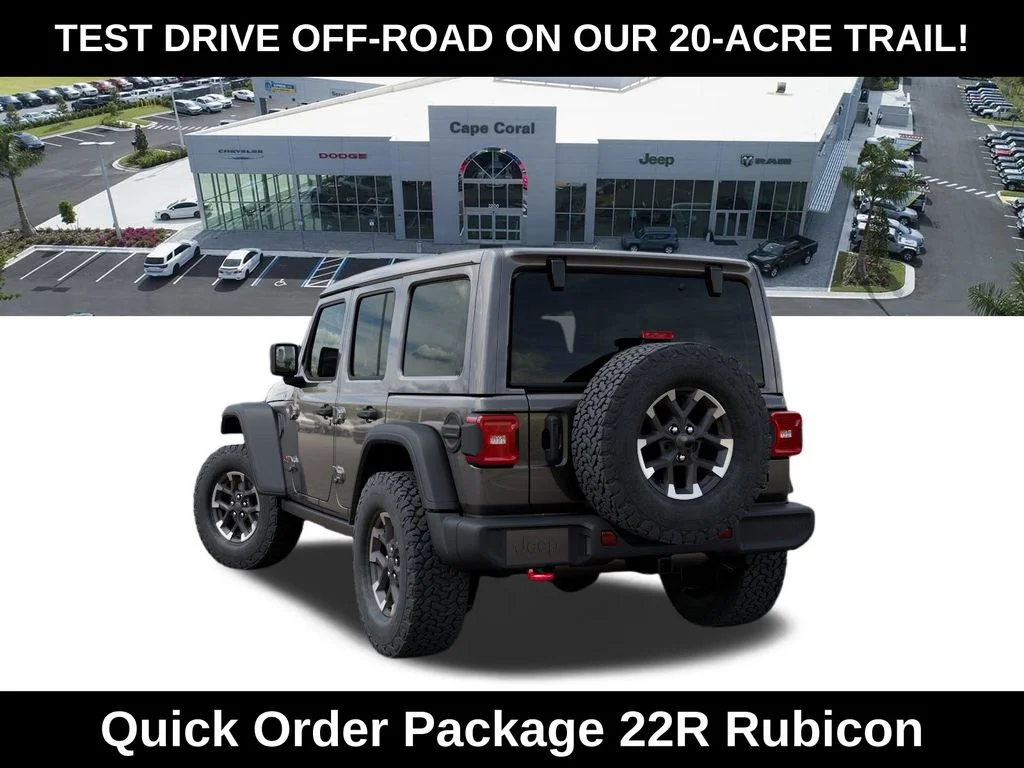 New 2026 Granite Crystal Metallic Clear-Coat Exterior Paint Jeep Rubicon image 3