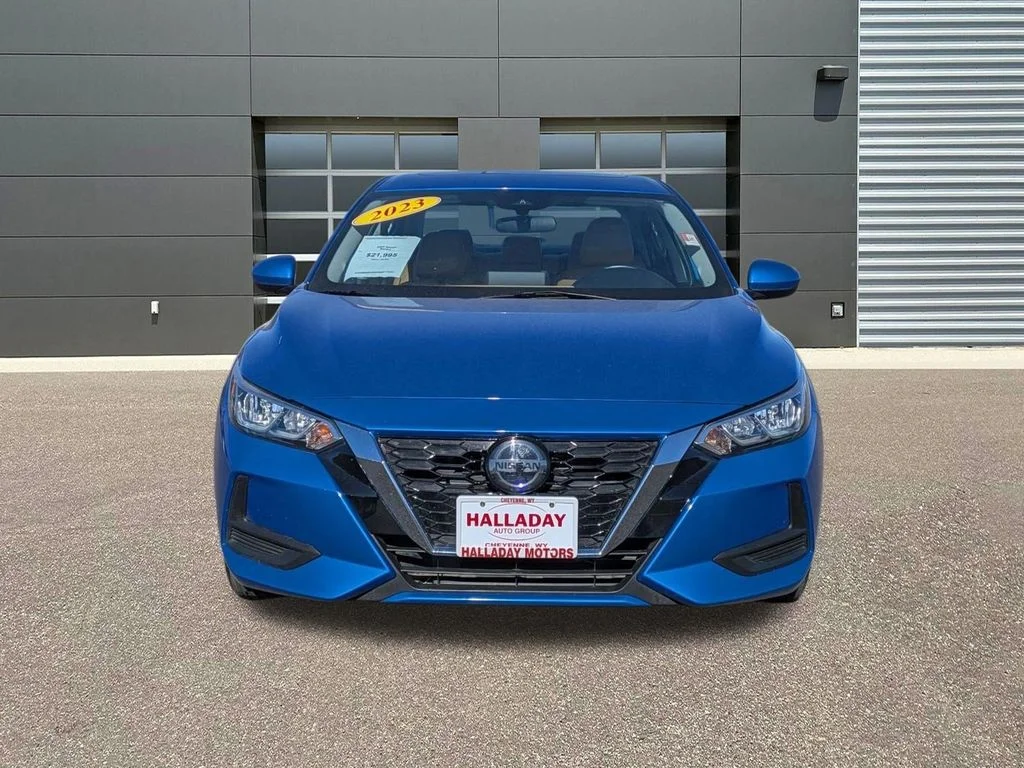 Certified Used 2023 Electric Blue Metallic Nissan SV image 2