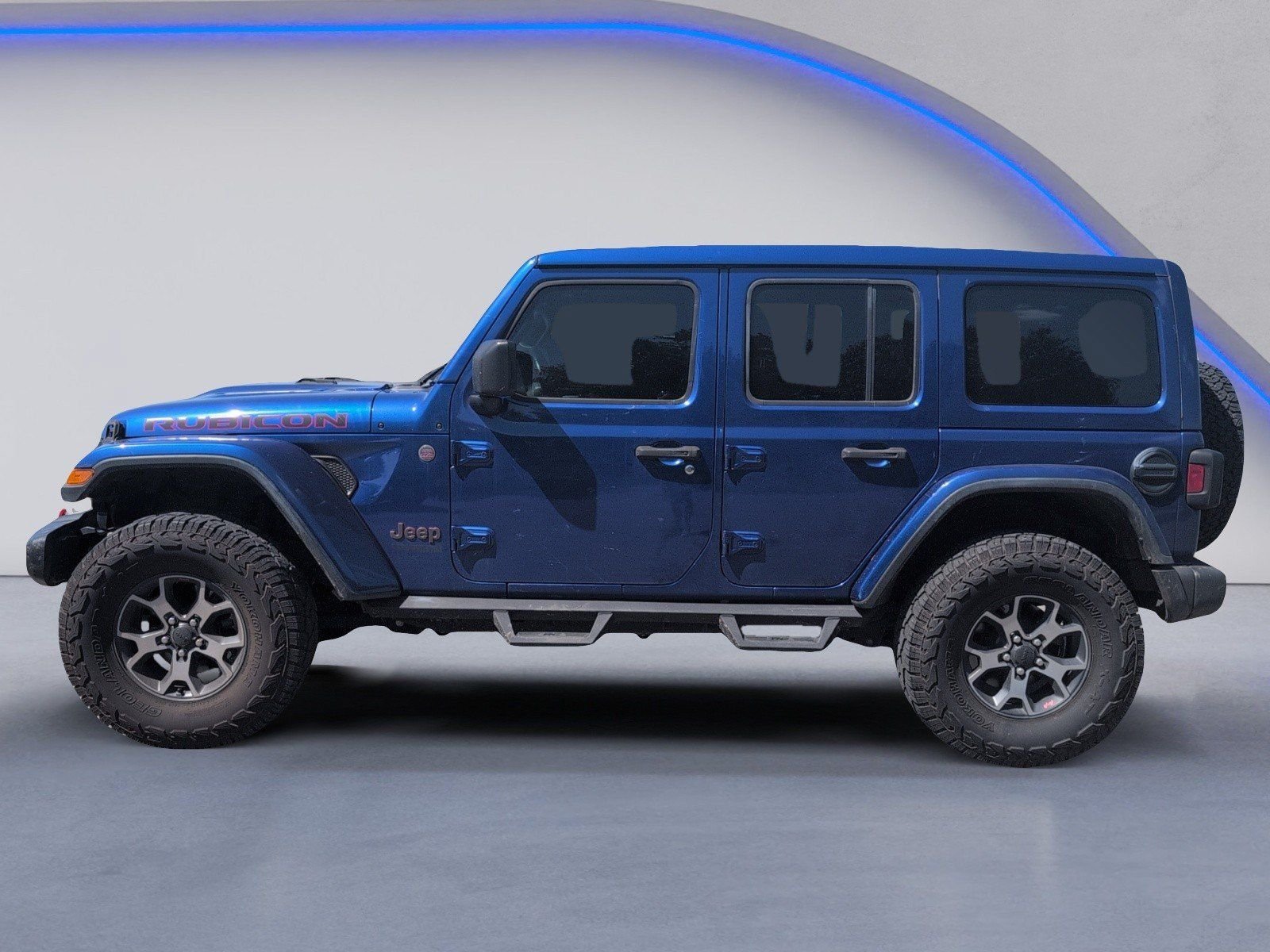 Used 2019 Blue Jeep Unlimited Rubicon image 5