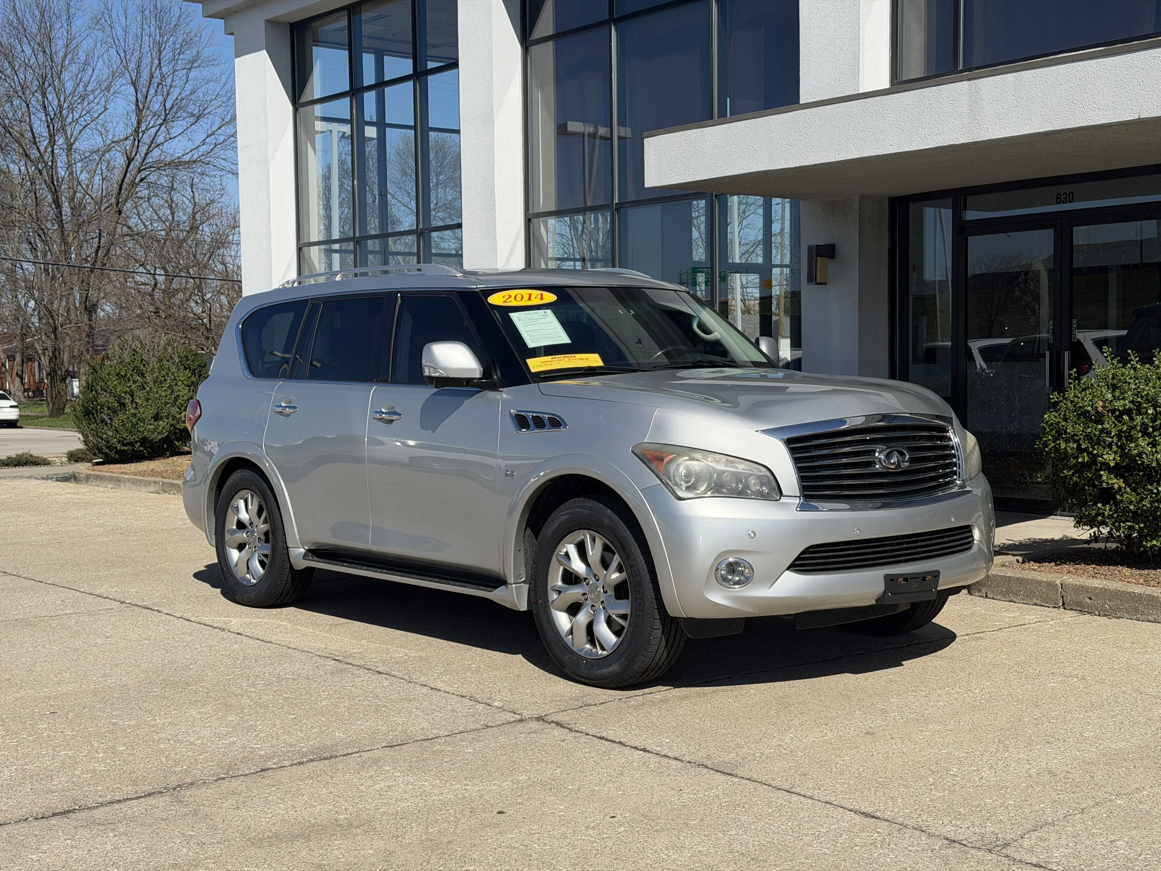Used 2014 INFINITI QX80 Base with VIN JN8AZ2NE3E9065068 for sale in Jeffersonville, IN