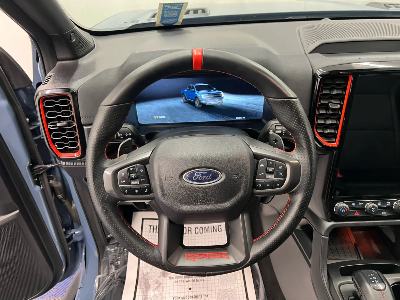 Used 2024 Azure Gray Metallic Tri-Coat Ford Raptor image 20